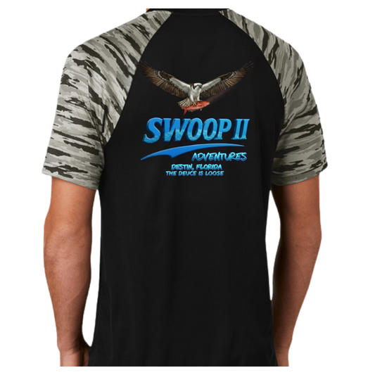 Sport‑Tek Drift Camo Colorblock Performance Shirt